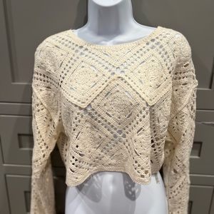 Zara Cream Knit Sweater
